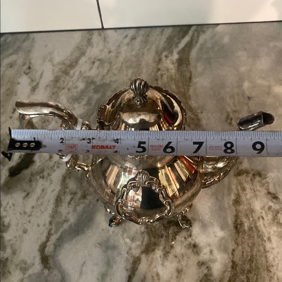 Vintage Georgetown by F.B Rogers Elegant Silver Teapot/coffee pot. Cottagecore - Picture 9 of 12